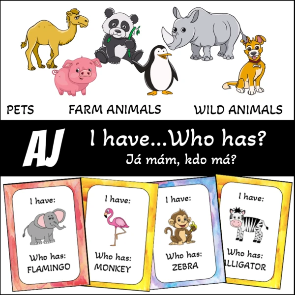 I have...Who has? Já mám, kdo má - animals 1