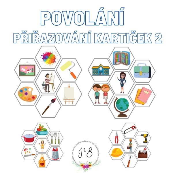 Povolání - 2. přiřazování kartiček  1