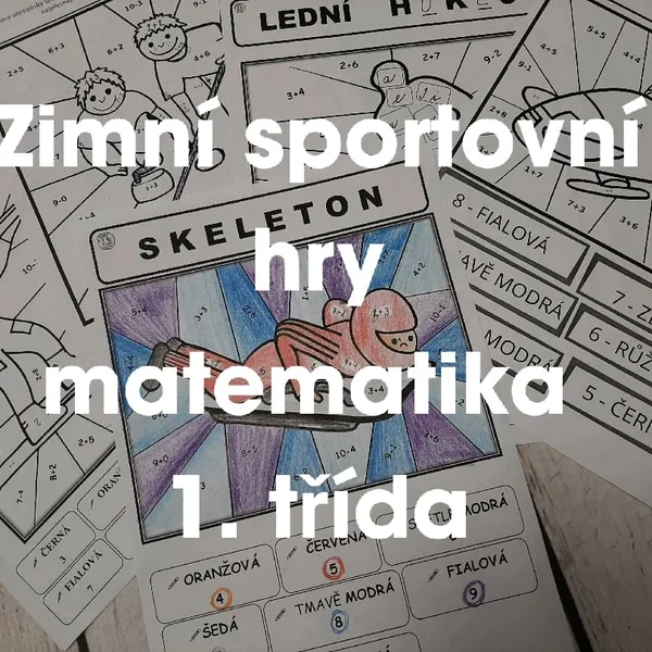Zimní sportovní hry - matematika 1. třída 1