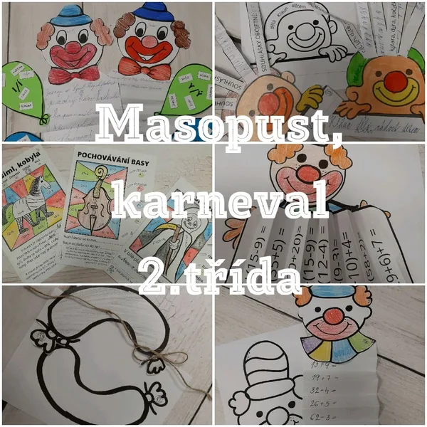 Masopust, karneval 2. třída 1