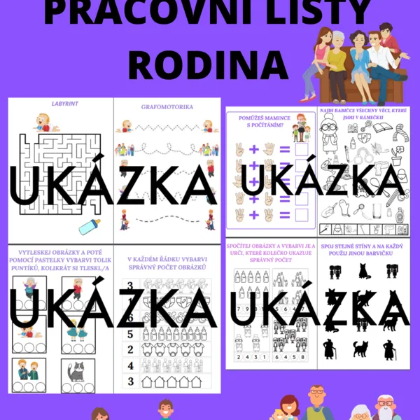 PRACOVNÍ LISTY RODINA 1