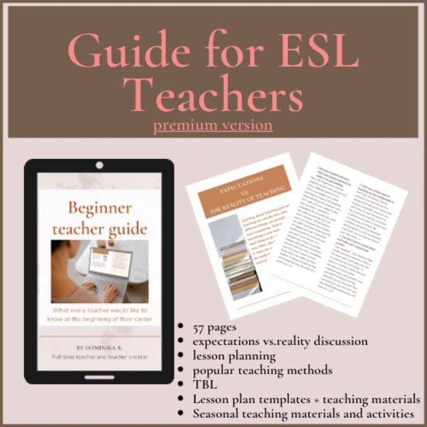 Teacher Guide | Premium version |Příručka nejen pro začínající učitele angličtiny 1