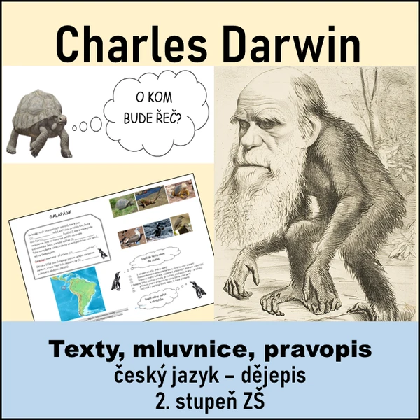 Darwin - texty, mluvnické úkoly, soutěž týmů 1