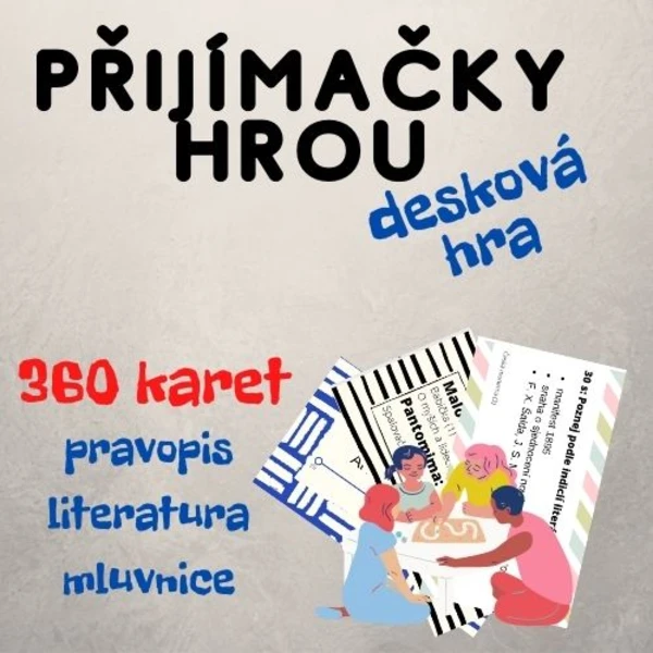 Desková hra do hodin českého jazyka: opakování k přijímacím zkouškám 1