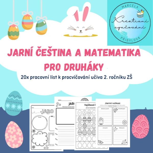 Jarní čeština a matematika pro druháky 1