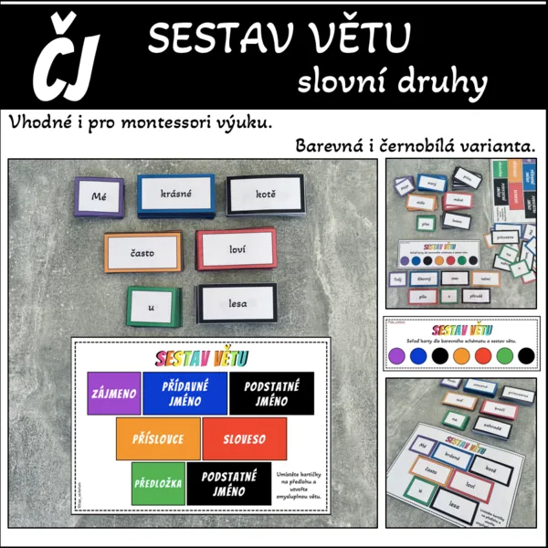 Tvoření vět - slovní druhy 1