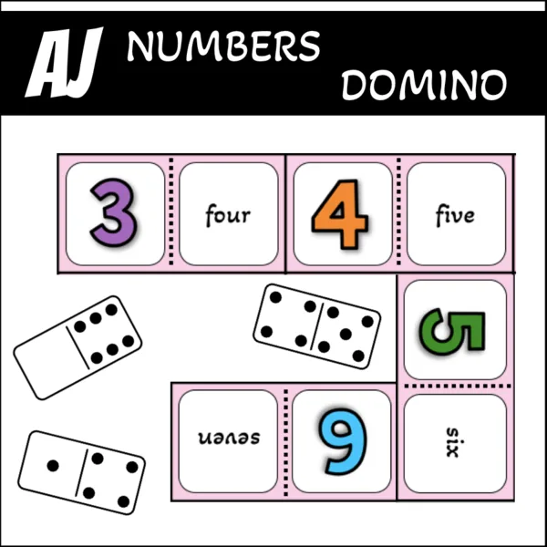 Domino - numbers to 20 1