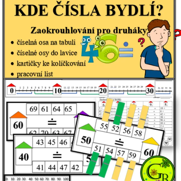 KDE ČÍSLA BYDLÍ- zaokrouhlování pro druháky 1