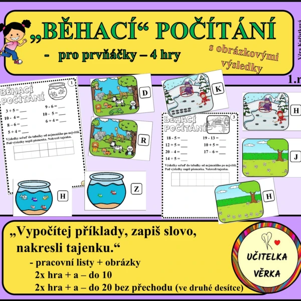 BĚHACÍ POČÍTÁNÍ PRO PRVŇÁČKY 1
