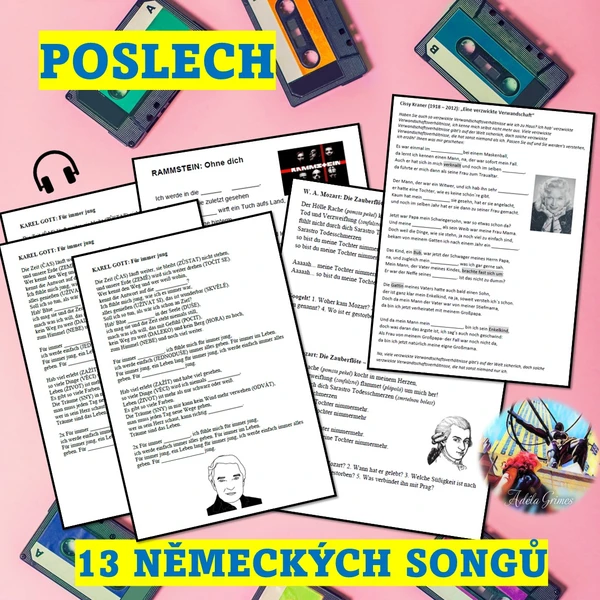 POSLECH - německé písně - 13 různorodých songů 1