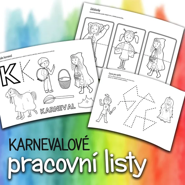 KARNEVAL - pracovní listy 1
