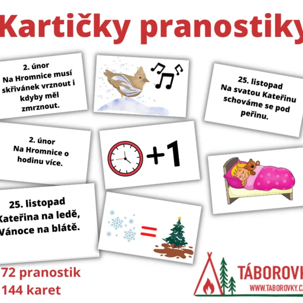 Kartičky pranostiky 1