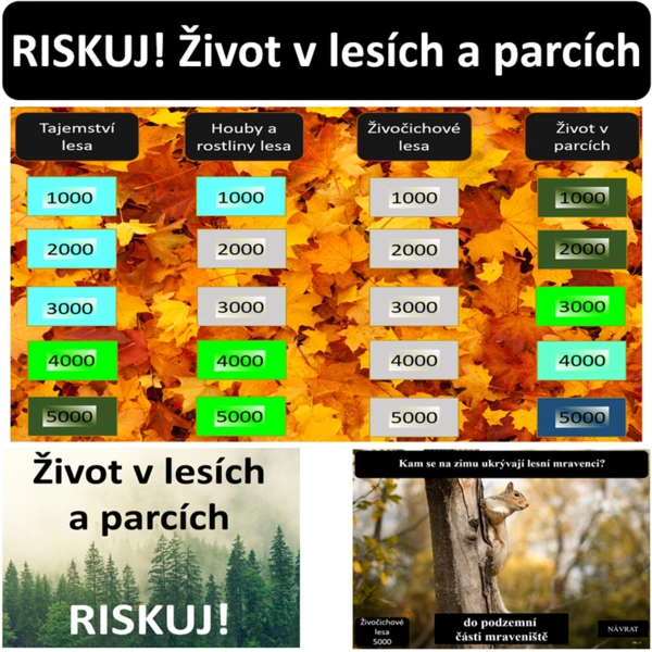 RISKUJ! Život v lesích a parcích 1