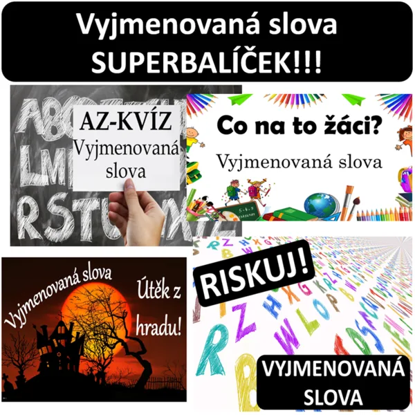 Vyjmenovaná slova - SUPERBALÍČEK!!! 1