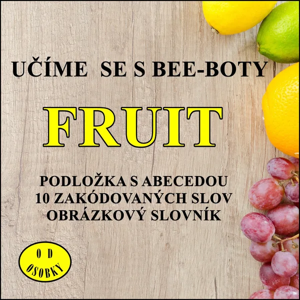 FRUIT - Učíme se s bee-boty 1