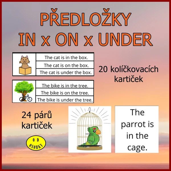 Předložky IN x ON x UNDER 1