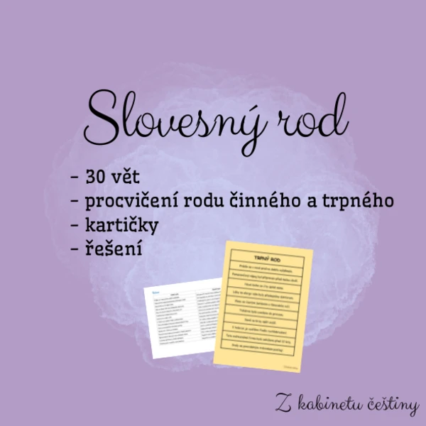 Slovesný rod 1
