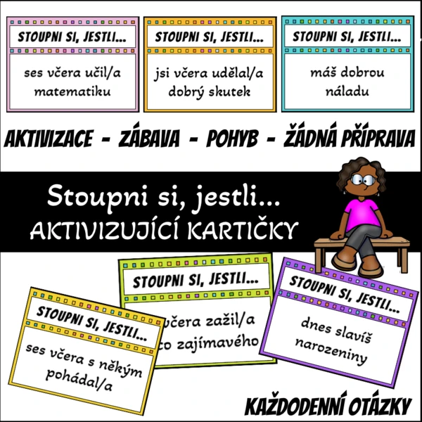 Stoupni si, jestli... (aktivizující kartičky, ranní kruh) 1