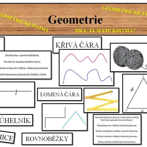 Geometrické pojmy a tvary 1