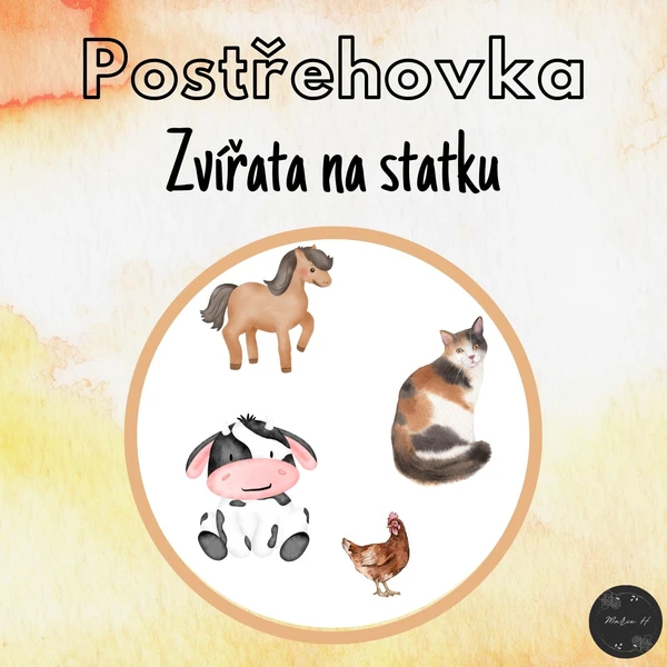 Zvířata na statku, postřehovka 1