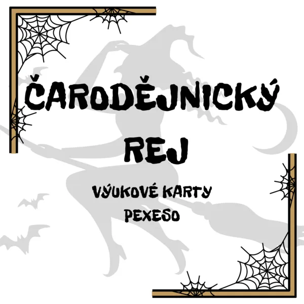 Výukové karty ČARODĚJNICKÝ REJ + pexeso 1