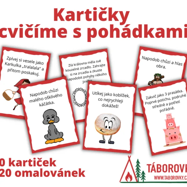 Kartičky cvičíme s pohádkami 1