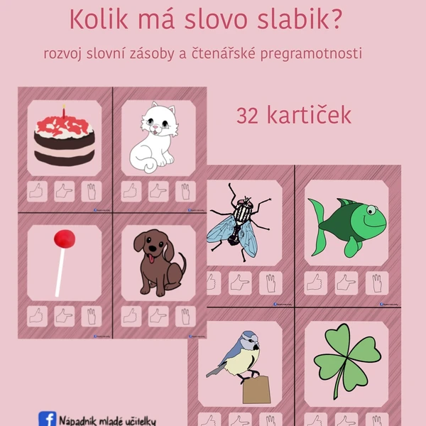 Kolíčkování- Kolik má slovo slabik? 1