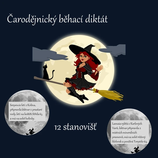 Čarodějnický běhací diktát 1