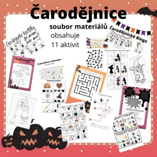 Soubor aktivit Čarodějnice / Halloween 1