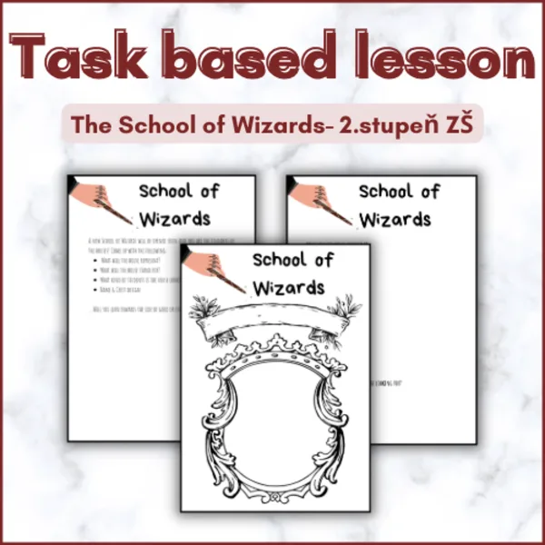 Task based learning | School of Wizards | Lesson plan & Worksheets 1