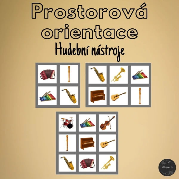 Hudební nástroje, prostorová orientace 1