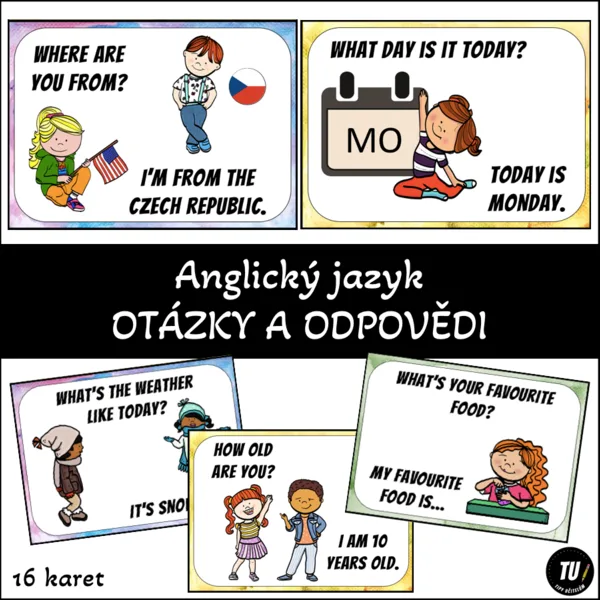 Anglické otázky a odpovědi 1