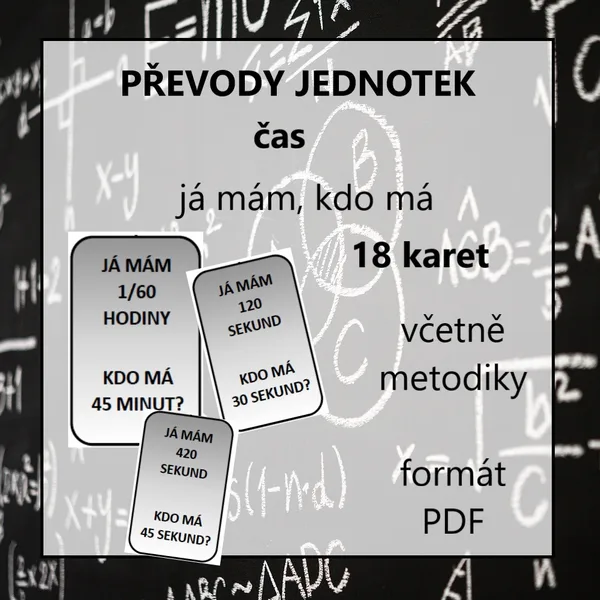 Já mám, kdo má - převody jednotek času 1