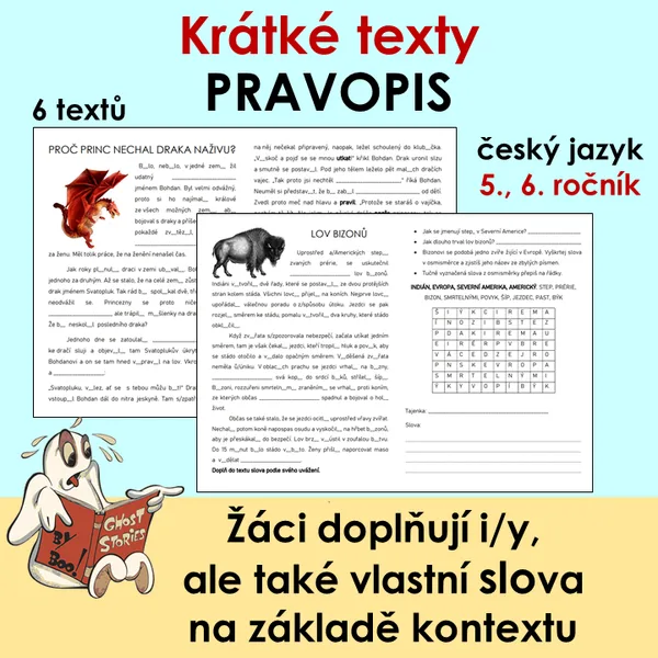 Pravopis v krátkých textech + něco navíc 1