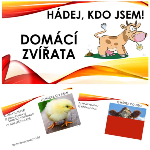 Hádej, kdo jsem! Domácí zvířata 1