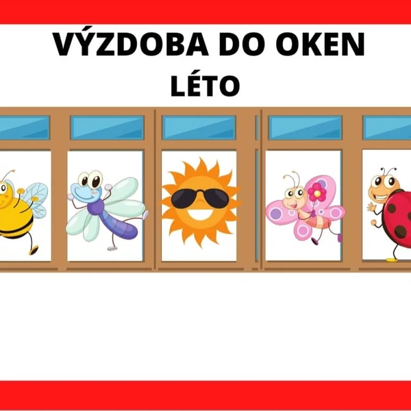 LETNÍ VÝZDOBA DO OKEN 1