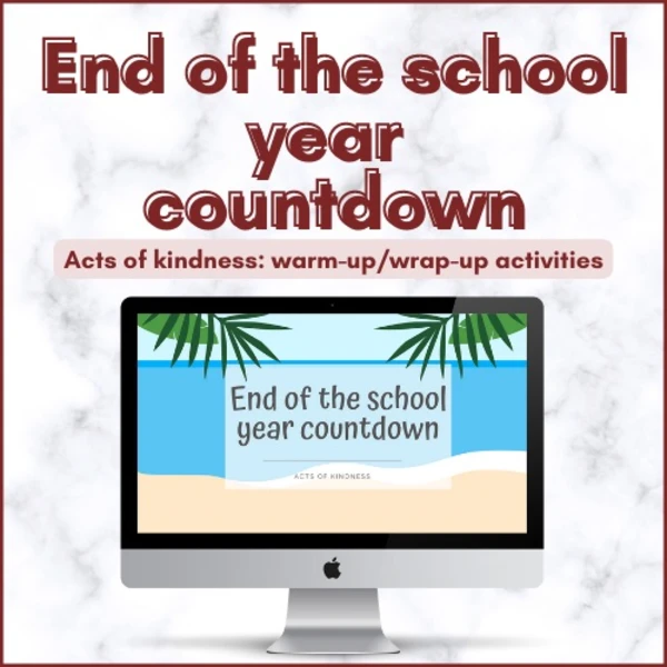End of the school year countdown- Acts of kindness Activities 1