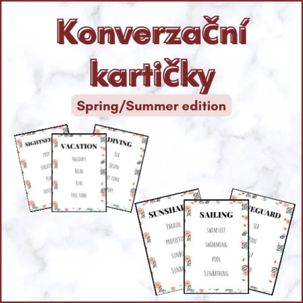 Konverzační kartičky | 2.stupeň ZŠ | Spring/Summer edition 1