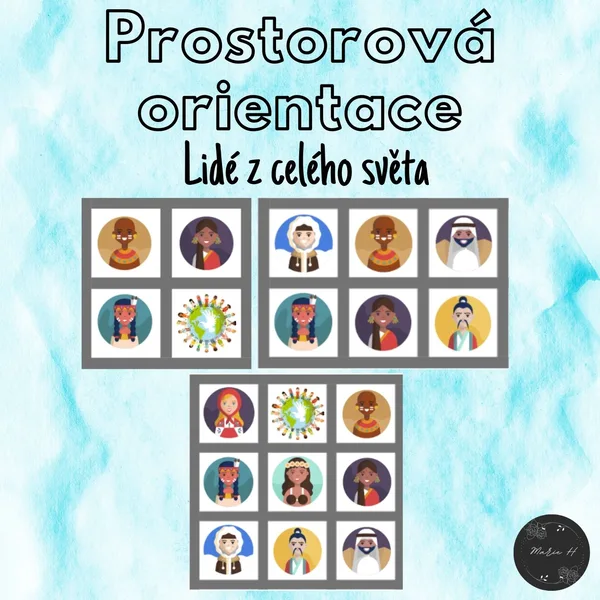 Lidé z celého světa, prostorová orientace 1