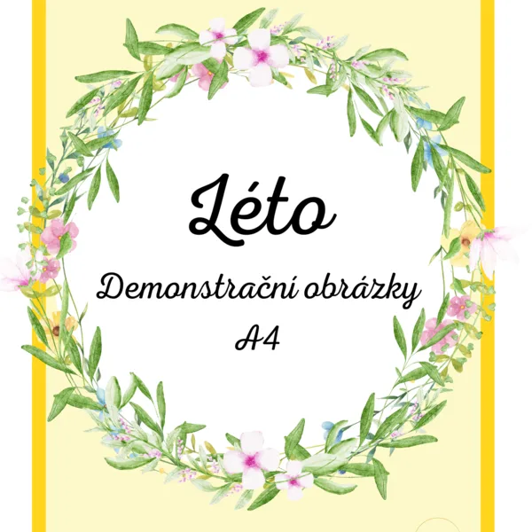 Léto - demonstrační obrázky A4 1