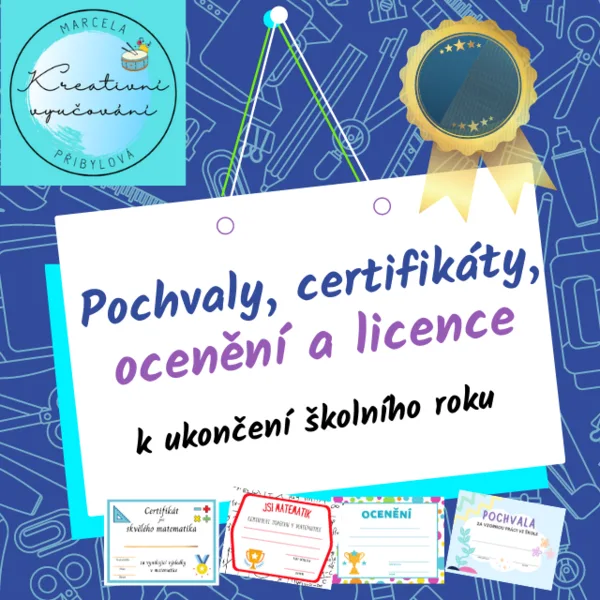Pochvaly, certifikáty, ocenění a licence 1