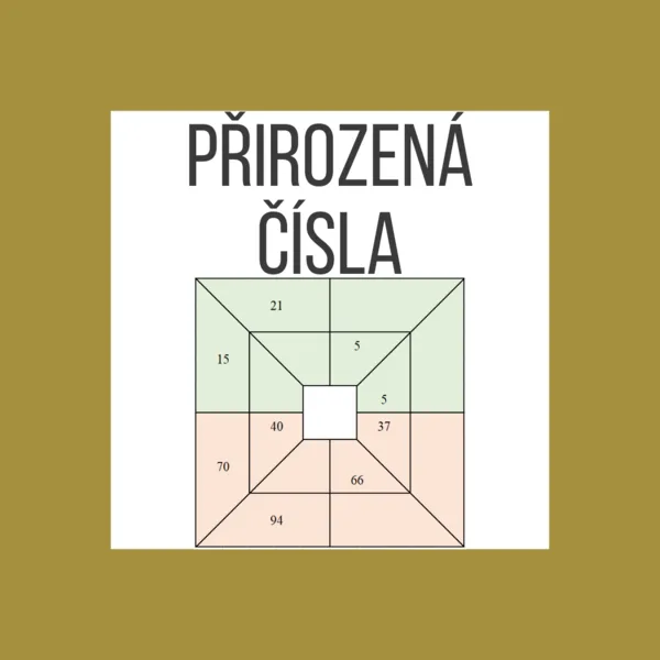 Přirozená čísla - Čtvercový rébus 1