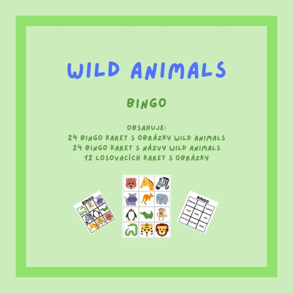 Wild Animals BINGO 1