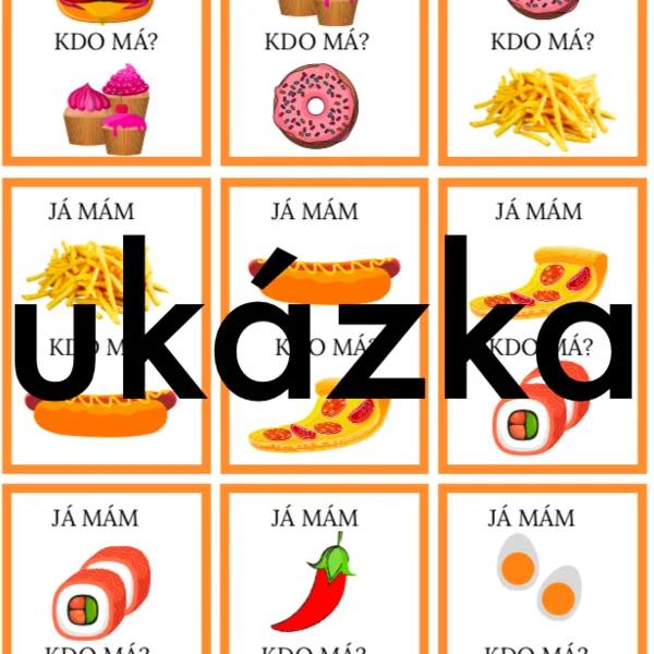 JÁ MÁM, KDO MÁ ? JÍDLO  1