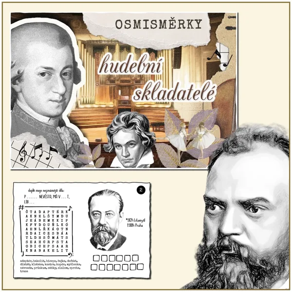 HUDEBNÍ SKLADATELÉ - 30 OSMISMĚREK 1