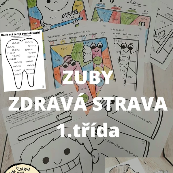 ZUBY, ZDRAVÁ STRAVA 1.TŘÍDA 1