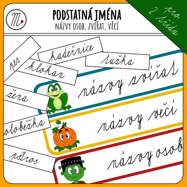 Podstatná jména  1
