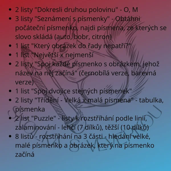 ABECEDA - pracovní listy a činnosti 1