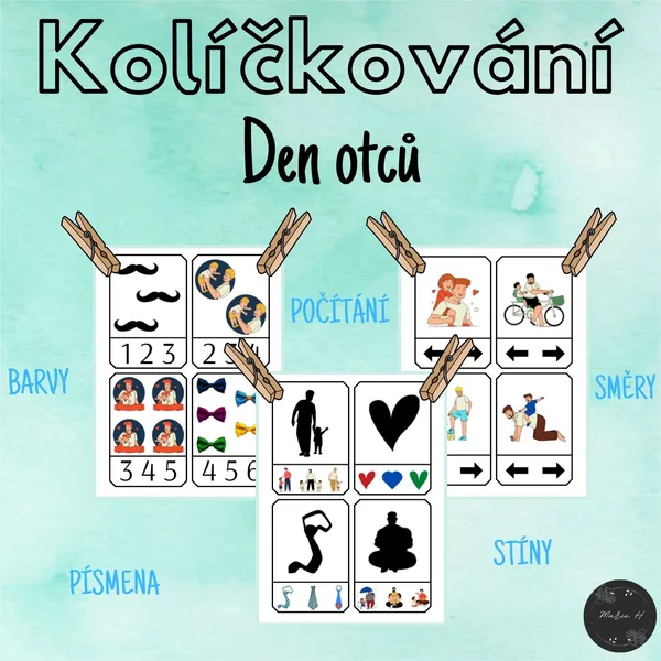 Den otců, kolíčkování 1