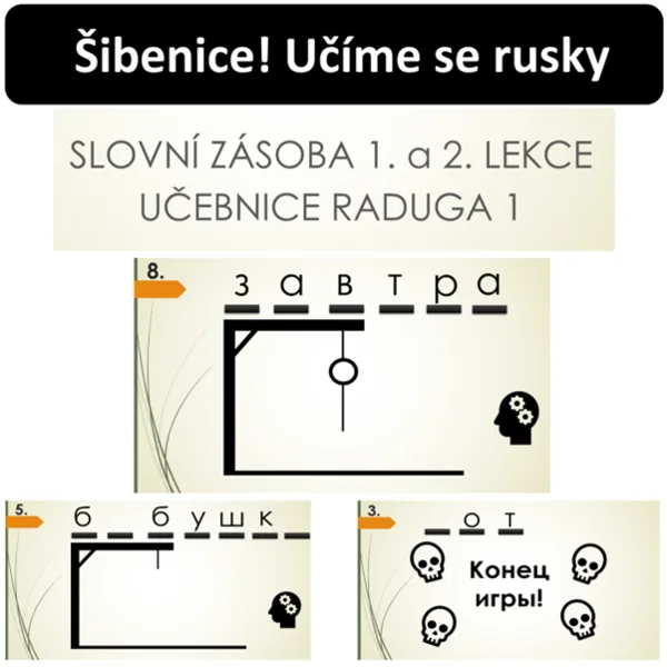 Šibenice! Učíme se rusky 1